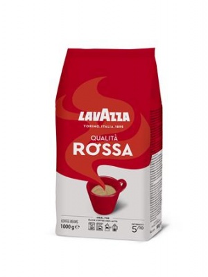 Kávé, pörkölt, szemes, 1000 g, LAVAZZA "Rossa"