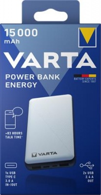 Hordozható akkumulátor, 15000 mAh, VARTA