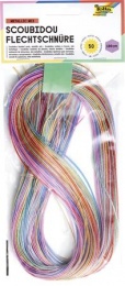 Kreatív drót, műanyag bevonatos, 100 cm, FOLIA "Metallic Mix", 50 különböző metál szín
